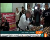 رکوردشکنی در شکستن نارگیل