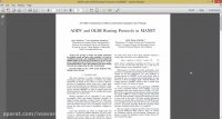 فیلم پروتکل های مسیریابی AODV و OLSR در MANET
