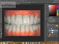 دانلود فیلم آموزش  سفید کردن رنگ دندان در فتوشاپ سی سی