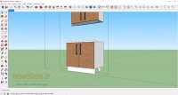 آموزش طراحی کابینت آشپزخانه با اسکچاپ 2018- قسمت 10