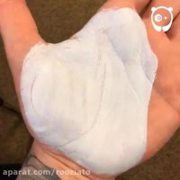 خلق نقاشی های بی نظیر با کف دست