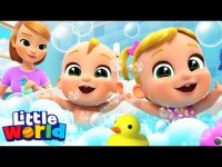 کارتون دنیای کوچولوها : حمام حبابی