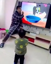 کلیپ خنده دار جدید پدر و پسری