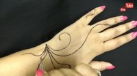 آموزش طراحی حنا روی دست قسمت 38