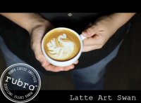 Latte Art Swan