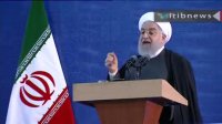 سخنرانی روحانی در مراسم گرامیداشت هفته کارگر