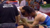 کسب مدال طلای محبی در کشتی آزاد قهرمانی آسیا