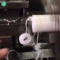 فرایند ساخت قرقره بوبین ترانس با تفلون استخوانی | بوبین ترانسفورماتور