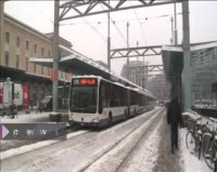 بارش سنگین برف و مختل شدن رفت و آمدها در ژنو