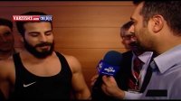 رکورد شکنی کیانوش رستمی در مسابقات وزنه برداری جام فجر