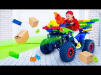 برنامه کودک سنیا و بابا : ساخت ماشین غول پیکر