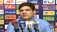 کنفرانس خبری مربیان بعد از بازی پدیده ‎-‎ نفت تهران