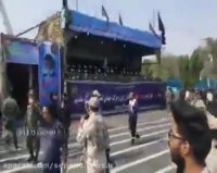 نخستین تصاویر از حمله تروریستی به رژه نیروهای مسلح در اهواز