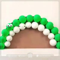 بادکنک آرایی به شکل هندوانه
