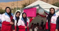 فضای دوستدار کودک توسط هلال احمر در مناطق زلزله زده