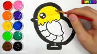 آموزش نقاشی به کودکان _ جوجه