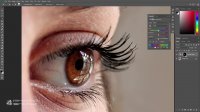چطور رنگ چشم را در فتوشاپ عوض کنیم آموزش فارسی