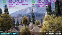 مقایسه کارت گرافیک در Athlon 200GE و Pentium G4560