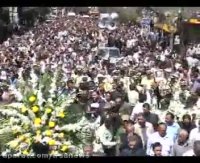 وداع اشکبار مردم با مرحوم اسلامی نماینده فقید ساوه