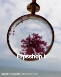 گردنبند زنجیر با آویز گردنی گل خشک آرزو