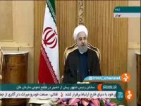 صحبت های روحانی پیش از اعزام به نیویورک در مهرآباد 