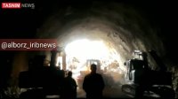 حادثه ریزش تونل در آزادراه تهران-شمال با 2 کشته و 1 مصدوم