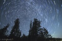 حرکت ستارگان در آسمان پارک ملی یلوستون