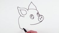 آموزش نقاشی به کودکان : نقاشی بچه خوک