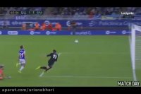 بمب افکن گرت بیل با سرعت 35 کیلومتر مقابل رئال سوسیداد