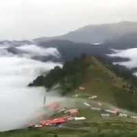 خانه های روستای اولسبلانگاه در جنوب ماسال