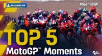 5 لحظه برتر رقابت های Moto gp در اسپانیا