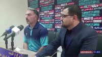 نشست خبری محمود فکری سرمربی نفت مسجد سلیمان