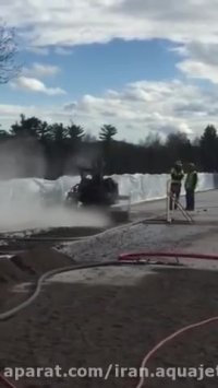 تخریب بتن عرشه پل ها بوسیله ربات آکواجت و واترجت