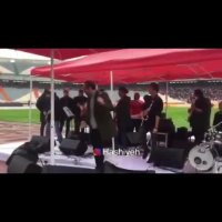 کنسرت مهدی جهانی در آزادی قبل از بازی پرسپولیس و تراکتورسازی