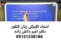 استاد تکنیکی زبان کنکور دکتر امیر دانش زاده