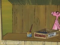 کارتون پلنگ صورتی