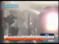 لحظه انفجار در متروی سن پترزبورگ