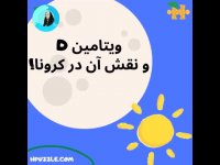 ویتامین D برای کرونا خوب است