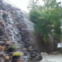 اجرای آبنما آبشار باسنگ مالون سنگ لاشه 09124026545