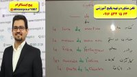 آموزش لغات  گرامر و مکالمه زبان فرانسه با استاد 10 زبانه علی کیانپور  آزمون های TEF وTCF کبک کانادا