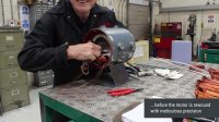 How to rewind an electric motor