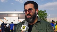 گفت و گو با ایوب چراغی سرپرست پارس جنوبی جم در حاشیه استقبال هواداران از تیم