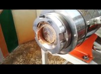 دستگاه روغنگیر کارخانه ای (روغنگیری از کنجد پوست کنده با دستگاه روغنگیر 160 بکردانه)