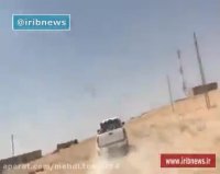 لحظه هدف قرار گرفتن گروه خبری العالم در مسیر دیرالزور