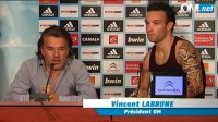 L'hommage de Vincent Labrune à Mathieu Valbuena