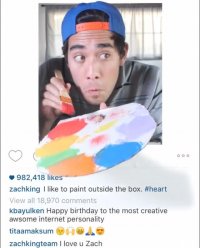 خلاقیت زچ کینگ - لایک دستی