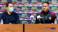 نشست خبری حمید مطهری مربی پرسپولیس