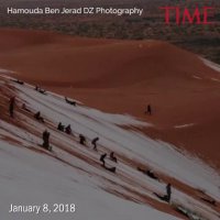 برف بازی در صحرای آفریقا