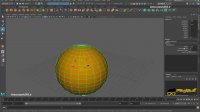 ساخت موضوعات با پلی گان Polygon Primitives در نرم افزار مایا 2018 (Autodesk Maya 2018)