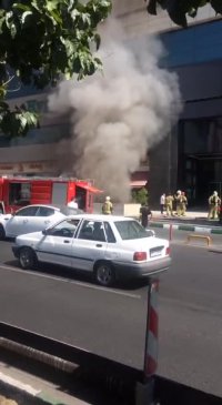 آتش سوزی در مجتمع تجاری کوروش